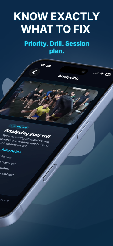 BJJ Vision AI analysing sparring frames